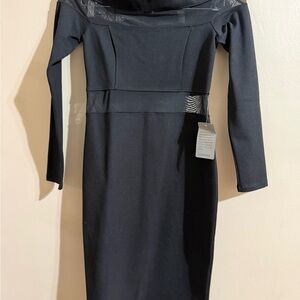 Elegant Black Off-Shoulder Dress